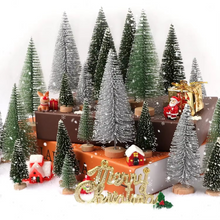 Load image into Gallery viewer, Mini Christmas Tree Tabletop Decorations for Home Holiday Décor