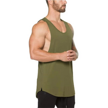 Load image into Gallery viewer, Men's Cotton Breathable Sleeveless Training Tank Top