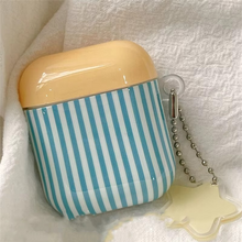 Load image into Gallery viewer, Striped Grid Protective Case for Wireless Earphones