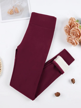 Load image into Gallery viewer, Women's High Waist Velvet Thermal Leggings