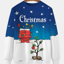 Load image into Gallery viewer, Christmas Lights Print Men’s Hoodie with Button Pocket
