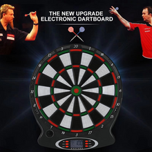 Load image into Gallery viewer, Professional Electronic Hanging Dartboard With LCD Scoring Display and 6 Precision Darts