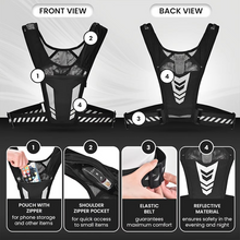 Load image into Gallery viewer, Ultra Light Running Vest with Phone Pocket and Hydration Bottle Holder for Outdoor Sports