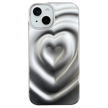 Load image into Gallery viewer, Retro Folds 3D Love Heart iPhone Case