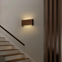 Load image into Gallery viewer, Modern LED Wooden Wall Sconce Light for Living Room and Bedroom