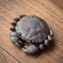 Load image into Gallery viewer, Creative Crab Purple Sand Tea Filter Ornament for Kungfu Tea Table
