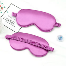 Load image into Gallery viewer, Premium Silk Feel Sleep Eye Mask for Complete Light Blocking and Relaxation