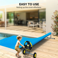 Load image into Gallery viewer, Adjustable Pool Solar Cover Reel Set for Inground Swimming Pools