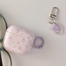 Load image into Gallery viewer, Spring Purple Floral Soft Protective Case for Apple AirPods
