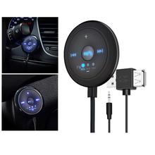 Load image into Gallery viewer, 2-in-1 Bluetooth 5.0 Car Player with FM Transmitter, AUX Input, 500mAh Battery, 5V Input, Compatible with Phones and Tablets
