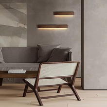 Load image into Gallery viewer, Modern LED Wooden Wall Sconce Light for Living Room and Bedroom