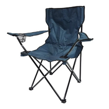 Load image into Gallery viewer, Portable Folding Outdoor Chair with Armrest, Backrest and Cup Holder