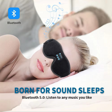 Load image into Gallery viewer, Bluetooth Sleep Mask with 3D Eye Comfort and Built-in HD Speakers