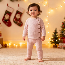 Load image into Gallery viewer, Cozy Knit Baby Sweater and Pants Set for Fall and Winter