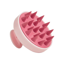 Load image into Gallery viewer, Wheat Straw Silicone Scalp Massage Shampoo Brush with Soft Silicone Bristles