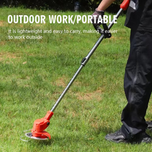 Load image into Gallery viewer, Cordless Handheld Electric Grass Trimmer Adjustable Lawn Mower for Precise Garden Care