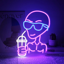 Load image into Gallery viewer, Cosmic Alien Neon LED Sign for Unique Home and Party Decor