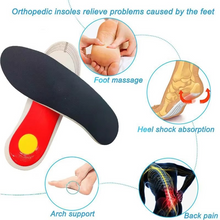 Load image into Gallery viewer, Orthopedic Insoles with Arch Support for Flat Feet and Plantar Fasciitis Relief