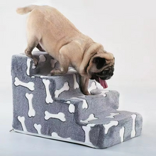 Load image into Gallery viewer, Dog Bone Shaped Pet Stairs for Sofa and Bed, Joint Safety Steps for Small and Senior Dogs