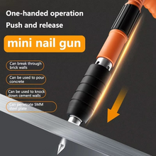 Load image into Gallery viewer, Versatile High-Precision Manual Nail Gun with Nails - Ideal for Woodworking and Concrete Decoration