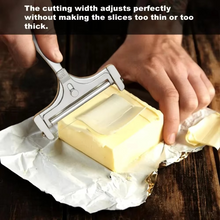 Load image into Gallery viewer, Premium Stainless Steel Cheese Slicer with Adjustable Thickness & Extra Wires