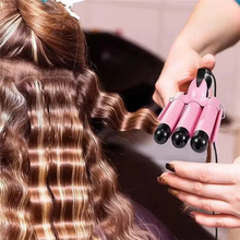 Load image into Gallery viewer, Ceramic Triple Barrel Wave Styler for Perfect Curls