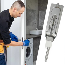 Load image into Gallery viewer, Stainless Steel Key Decoder – 2-in-1 Lock Decoding & Picking Tool for Locksmiths