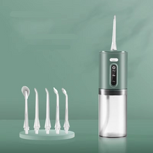 Load image into Gallery viewer, Portable Water Flosser USB Rechargeable Oral Irrigator 9.5oz Electric Tooth Cleaner with 3 Modes Waterproof