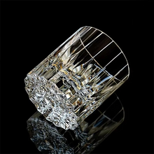 Load image into Gallery viewer, Hand Cut Edo Kiriko Crystal Starburst Whiskey Glass