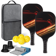 Load image into Gallery viewer, USAPA Approved Graphite Pickleball Paddle Set for Outdoor Play