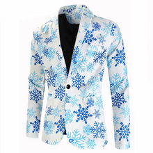 Load image into Gallery viewer, Men's Christmas Blazer Jacket for Holiday Parties and New Year Celebrations