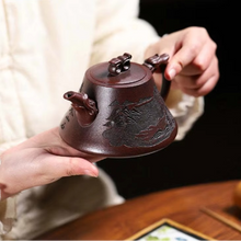 Load image into Gallery viewer, Yixing Zisha Clay Teapot 10.5 fl oz Traditional Chinese Teaware