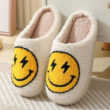 Load image into Gallery viewer, Cozy Cartoon Fluffy Platform Slippers for Women and Men – Plush Winter Indoor Cotton Comfort with Non-Slip Sole