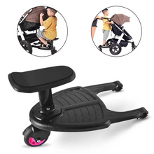 Load image into Gallery viewer, Twin Stroller Ride Along Standing Board with Detachable Seat