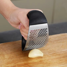 Load image into Gallery viewer, Stainless Steel Garlic Press and Grinder Manual Garlic Crusher with Comfortable Grip