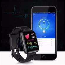 Load image into Gallery viewer, Bluetooth Smart Fitness Watch with Music Control and Pedometer