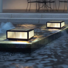 Load image into Gallery viewer, Elegant LED Solar & Electric Outdoor Lighting Solution