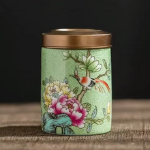 Load image into Gallery viewer, Exquisite Pastel Ceramic Storage Jar for Tea, Candy, Cookies, and Spices