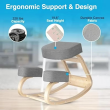 Load image into Gallery viewer, Ergonomic Kneeling Chair - Posture-Enhancing Office & Study Solution