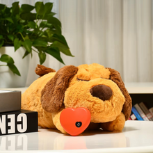 Load image into Gallery viewer, Plush Heartbeat Puppy Snuggle Toy with Soothing Heartbeat