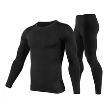 Load image into Gallery viewer, Men's Fleece Lined Thermal Underwear Set Winter Base Layer Top and Bottom