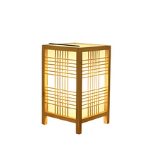 Load image into Gallery viewer, Zen-Inspired Bamboo Table Lamp for Bedroom and Living Room
