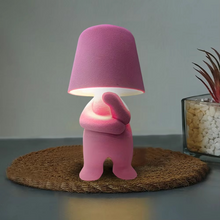 Load image into Gallery viewer, Creative Shy Boy Table Lamp for Kids Bedroom and Bedside Décor