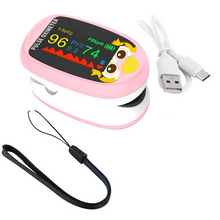 Load image into Gallery viewer, Rechargeable Pediatric Finger Oximeter, Wellness & Sports Monitor