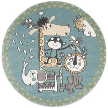 Load image into Gallery viewer, Soft Round Cartoon Baby Play Mat for Nursery and Living Room