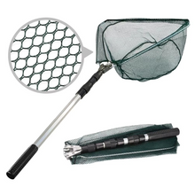 Load image into Gallery viewer, Aluminum Alloy Telescopic Folding Fishing Net with Retractable Handle 51 Inch