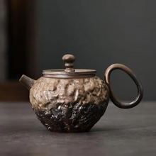 Load image into Gallery viewer, Vintage Ceramic Teapot with Handle and Infuser for Loose Leaf Tea