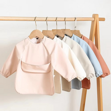 Load image into Gallery viewer, Waterproof Long Sleeve Toddler Art & Feeding Smock