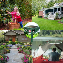 Load image into Gallery viewer, Solar-Powered Ultrasonic Animal Repellent for Gardens and Yards