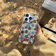 Load image into Gallery viewer, Vintage Blended Flowers Soft Phone Case with Vortex Pattern